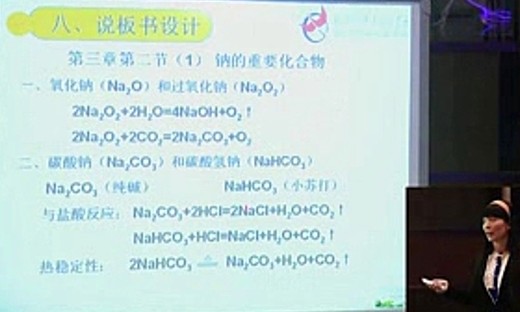 2014年全国高中化学说课大赛《钠的重要化合物》叶亚娟