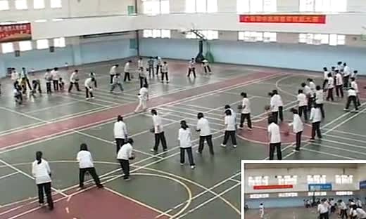 《篮球》刘燕炎_广西初中教师教学技能大赛