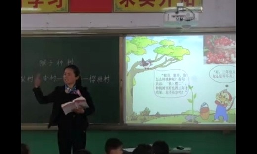 《猴子种树》小学语文优质课视频-语文S版二年级下册-郭小林