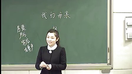 2014年郑州市初二语文优质课《我的母亲》郑州十九中-史晶晶