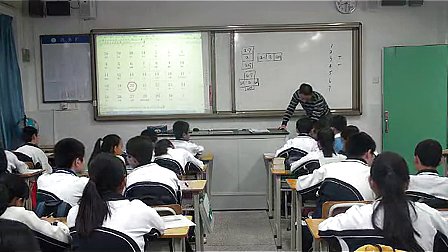 《日历图中的数字规律》初中七年级数学优质课视频-新洲中学-王盛菇