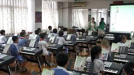 《我们的小乐队》小学二年级音乐优质课视频-张罗嘉