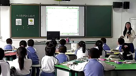 《小柳树和小枣树》小学二年级语文优质课教学视频-谢泽琪