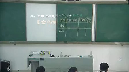 《中国近代民族工业的发展》初中八年级历史与社会优质课视频-翠园中学林映婷