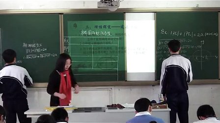 《椭圆的标准方程》高二数学教学视频-平湖外国语学校蒋艳燕老师