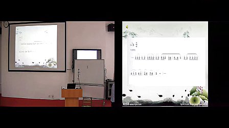 小学音乐说课视频与模拟上课视频《千年万代不断歌》
