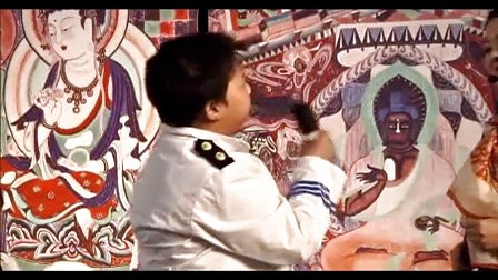 小学五年级美术《敦煌壁画》教学视频-江西-熊亚琼-2014年全国中小学美术培训示范课视频