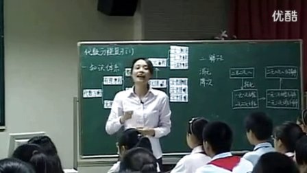 八年级数学《代数方程复习（一）》教学视频,谢丽君