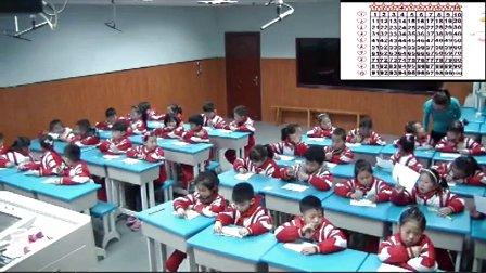 2015优质课视频《100以内数的顺序》人教版数学一年级下册 -许昌市建设路小学：黄根卉