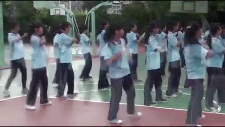 初中八年级体育《健美操与舞蹈——小苹果》教学视频，体育名师工作室教学视频