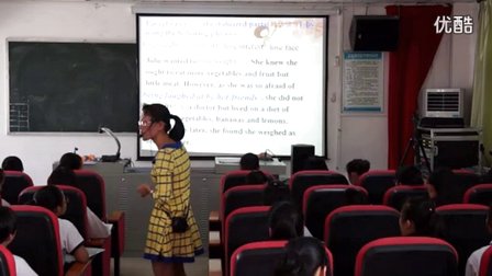 高中英语Unit2 Healthy eating教学视频,王倩,2015年昌江县高中英语青年教师课堂教学评比课堂录像