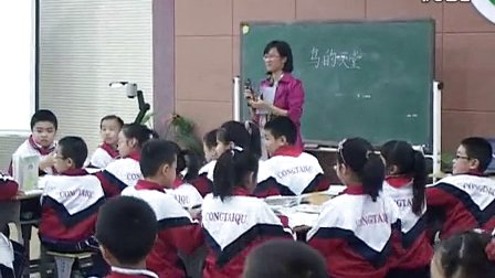 邯郸市生本教育示范课小学语文《鸟的天堂》优质课教学视频