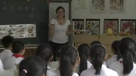 浙美版小学美术五年级《收获的季节》优质课教学视频