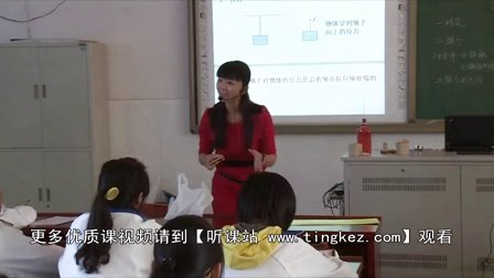 2015年江苏省高中物理优课评比《弹力》教学视频,周瑾