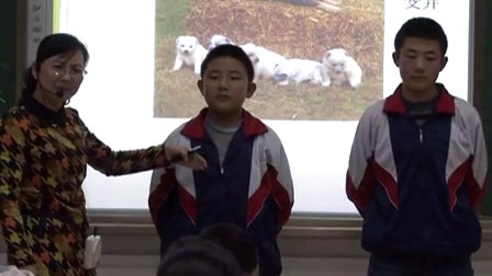 人教版八年级生物下册《基因控制生物的性状》教学视频,甘肃省