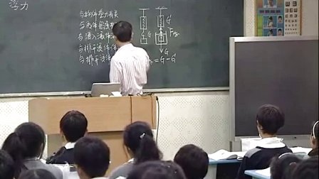 人教版八年级物理下册《阿基米德原理》教学视频,安徽省