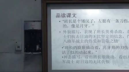 初中语文视频八下语文版《铁骑兵》湖南田静