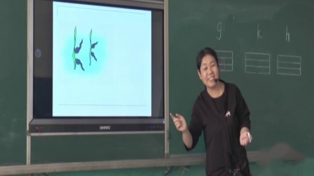人教部编版语文一上 汉语拼音5《g k h》视频课堂实录-成印辉