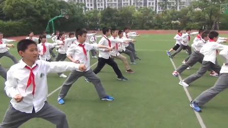 小学体育五年级《武术》课堂教学视频实录-陈刚