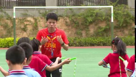 《一带一跳短绳》二年级体育，杜雨峰