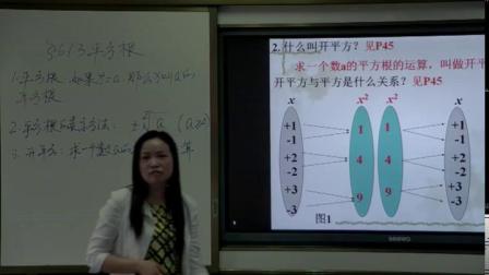 人教2011课标版数学七下-6.1《平方根》教学视频实录-邹平 (1)
