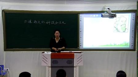 人教部编版历史七上3.15《两汉的科技和文化》课堂教学视频-陈莹