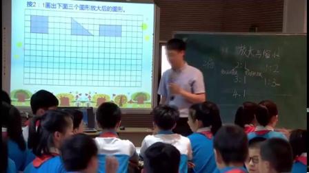 《4 比例-图形的放大与缩小》人教2011课标版小学数学六下教学视频-重庆-王伟
