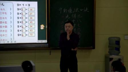 《9的乘法口诀》人教版小学数学二年级上册-四川-李辉