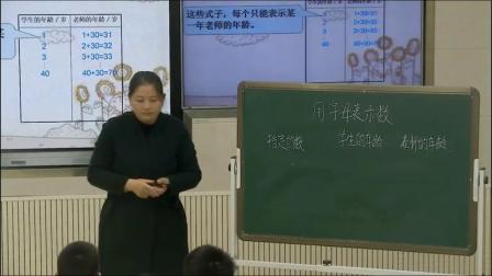 《用字母表示数》人教版小学数学五年级上册-河南-张德凤