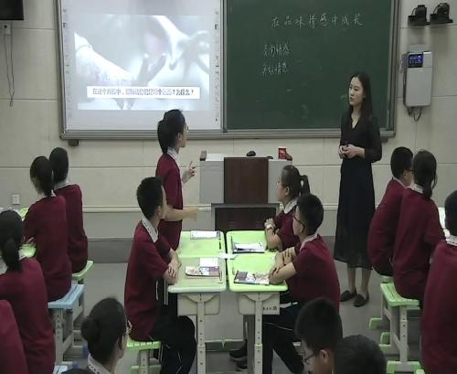 部编版道德与法治七下5.2《在品味情感中成长》课堂教学视频实录-王盈鑫