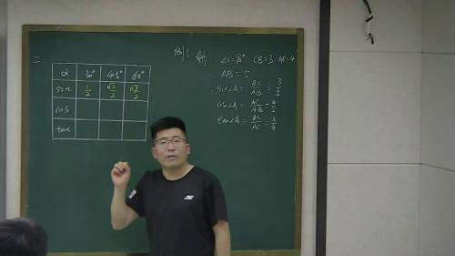 北师大版数学九下《直角三角形的边角关系单元学习（第一课》课堂教学视频实录-刘莹