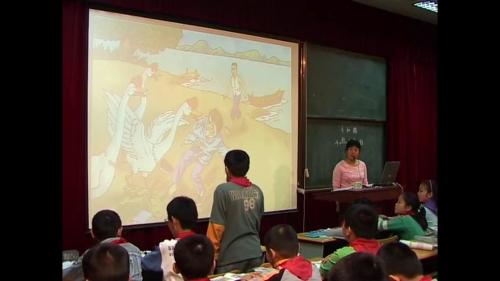 部编版语文四上《18牛和鹅》-赵玲-优质课教学视频
