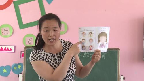 幼儿园大班社会《各种各样的表情》优质课教学视频（张爱菊）