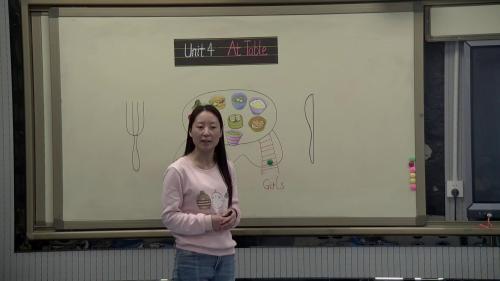 陕旅版（三起）英语五上Unit 4 At table课堂教学视频实录-郭婷