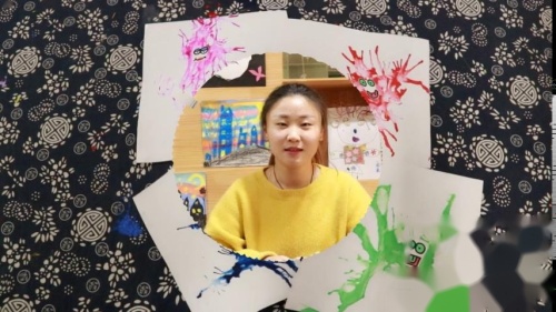 幼儿园小班美术活动《小怪兽》课堂教学视频实录-霍冬梅