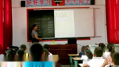 人教版数学二上《6的乘法口诀》山西-刘瑞芳老师—课堂教学视频实录-课堂实录