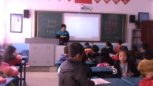人教版数学一上《比大小》内蒙古刘艳宝老师—课堂教学视频实录
