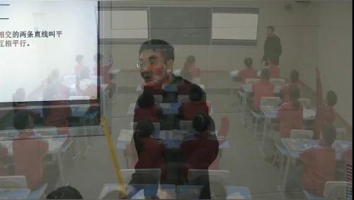 小学数学人教版四上《平行与垂直》优质课视频实录-执教：钱晓勇老师