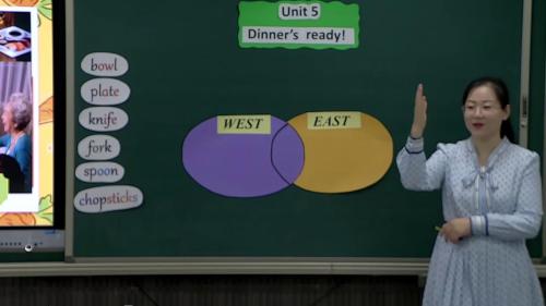 英语人教PEP（三起）四上Unit5 Dinner’s ready 优质课视频实录-执教：潘娜老师