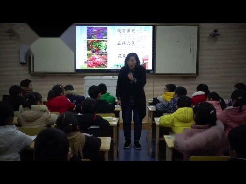 《开满鲜花的小路》部编版语文二年级下册课堂教学视频实录-执教老师-唐老师