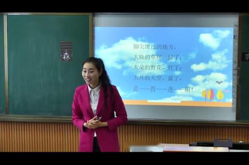 《彩色的梦》部编版语文二年级下册课堂教学视频实录-执教老师-董驰
