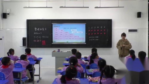 《表内乘法（一整理和复习》人教版数学二上课堂教学视频实录-石晴语
