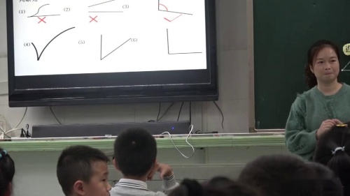 3.《角的初步认识》人教版数学二上课堂教学视频实录-吴引环