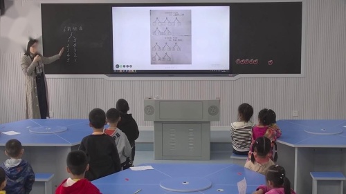 5.1《6的组成》人教版数学一上课堂教学视频实录-刘玉敏