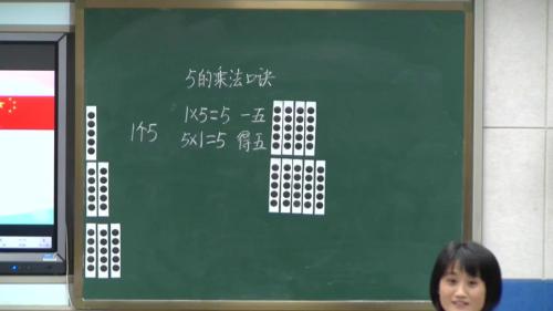 《5的乘法口诀》人教版数学二上课堂教学视频实录-谭艳辉