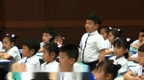 部编版语文一上入学教育《我上学了-我是中国人》课堂教学视频实录-聂鑫