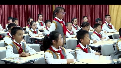 部编版语文五上《少年中国说》新课标示范课优课视频-执教老师：奚洁