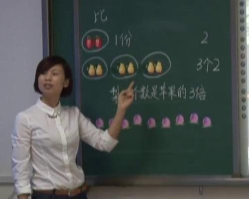 人教版数学三上《建立倍的概念》四川-祝俊文老师-课堂教学实录视频