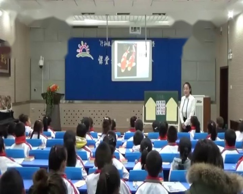 《拍手歌》部编版小学语文二年级上册课堂教学实录视频-执教：吴霞