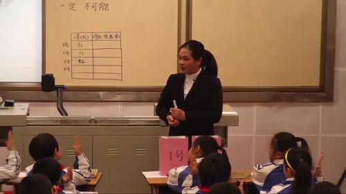 人教版数学五上《4　可能性》广西胡丽姬老师-课堂教学实录视频